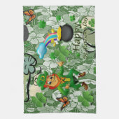 Saint Patrick's Day Kitchen Hand Towel Theedoek (Verticaal)