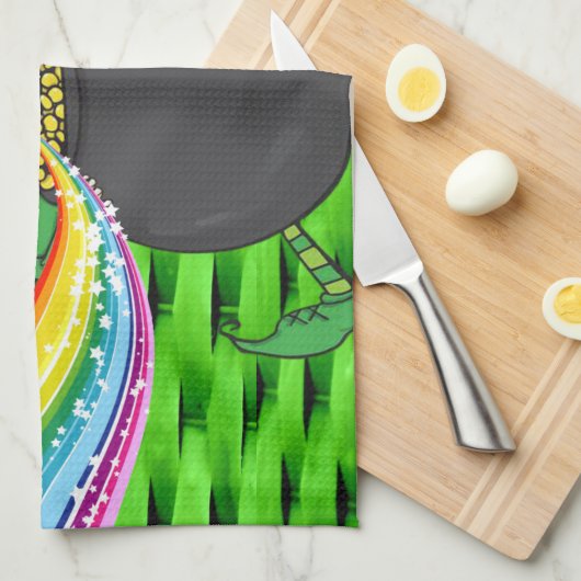 Saint Patrick's Day Kitchen Hand Towel Theedoek (Quarter Fold)