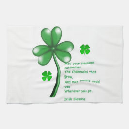 Saint Patrick's Day Kitchen Hand Towel Theedoek