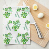 Saint Patrick's Day Kitchen Hand Towel Theedoek (Quarter Fold)