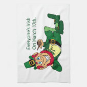 Saint Patrick's Day Kitchen Hand Towel Theedoek (Verticaal)