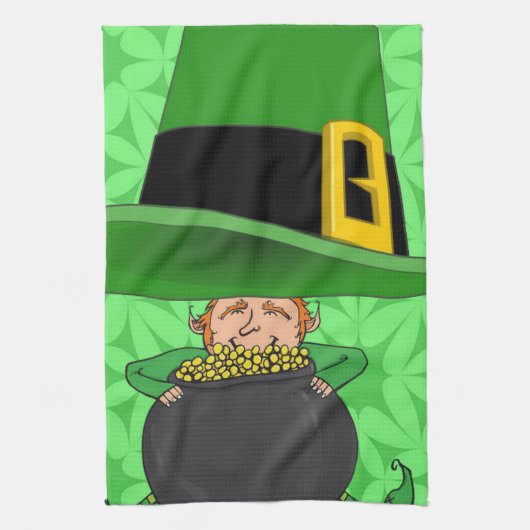 Saint Patrick's Day Kitchen Hand Towel Theedoek (Verticaal)