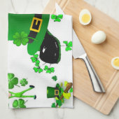 Saint Patrick's Day Kitchen Hand Towel Theedoek (Quarter Fold)