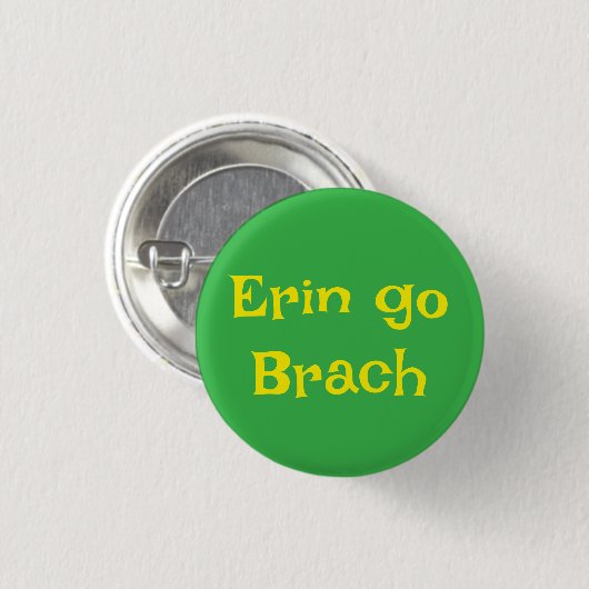 Saint Patrick's Day-knop Ronde Button 3,2 Cm (Voorkant /achterkant)