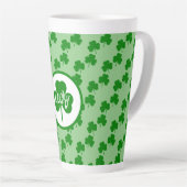 Saint Patricks' Day-kop latte Mok (Rechterhoek)