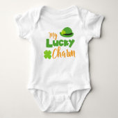 Saint Patrick's Day, Leprechaun Pet, Lucky Charm Romper (Voorkant)