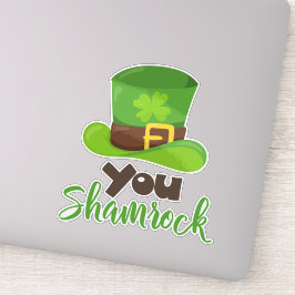 Saint Patrick's Day, Leprechaun Pet, You Shamrock Sticker