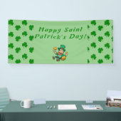 Saint Patrick's Day leprechaun Spandoek (Beurs)