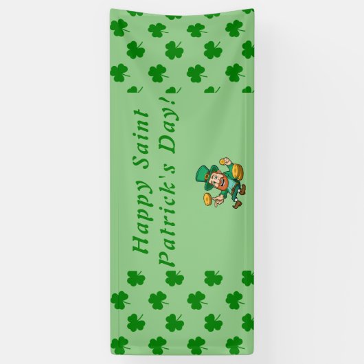 Saint Patrick's Day leprechaun Spandoek (Verticaal)