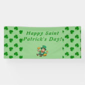 Saint Patrick's Day leprechaun Spandoek (Horizontaal)