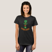 Saint Patrick's Day Lil Leprechaun Lucky Charm Pad T-shirt (Voorkant volledig)