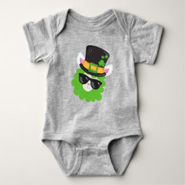 Saint Patrick's Day, Llama, Alpaca, Pet Leprechaun Romper
