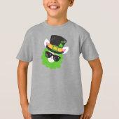Saint Patrick's Day, Llama, Alpaca, Pet Leprechaun T-shirt (Voorkant)