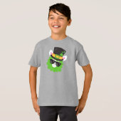 Saint Patrick's Day, Llama, Alpaca, Pet Leprechaun T-shirt (Voorkant volledig)