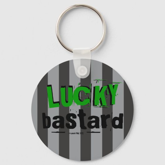 Saint Patrick's Day Lucky Bastard Sleutelhanger (Voorkant)