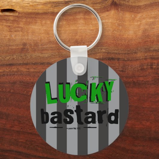 Saint Patrick's Day Lucky Bastard Sleutelhanger (Voorkant)
