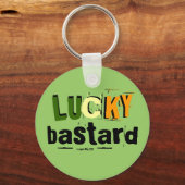 Saint Patrick's Day Lucky Bastard Sleutelhanger (Voorkant)