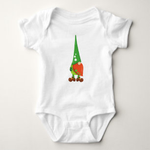 Saint Patrick's Day, Lucky Clovers, Cute Gnome Romper