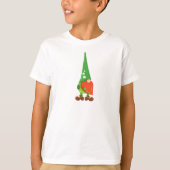 Saint Patrick's Day, Lucky Clovers, Cute Gnome T-shirt (Voorkant)