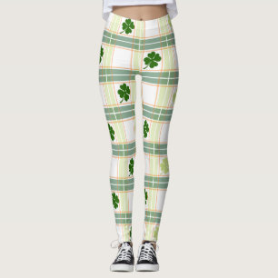 Saint Patrick's Day Lucky Clovers Leggings