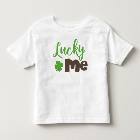 Saint Patrick's Day, Lucky Clovers, Lucky Me Kinder Shirts (Voorkant)