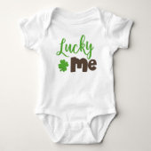 Saint Patrick's Day, Lucky Clovers, Lucky Me Romper (Voorkant)