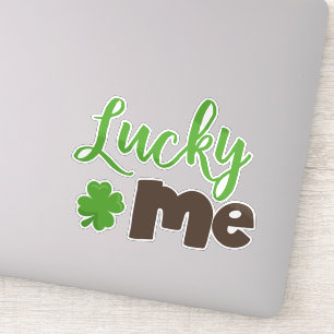 Saint Patrick's Day, Lucky Clovers, Lucky Me Sticker