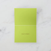 Saint Patrick's Day Lucky Clovers Shamrock Irish Kaart (Binnen)