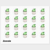 Saint Patrick's Day Lucky Cupcakes Cupcake Sticker (Vel)