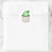 Saint Patrick's Day Lucky Cupcakes Cupcake Sticker (Tas)