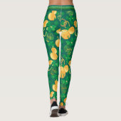 Saint Patrick's Day Lucky Gold Coin gepersonalisee Leggings (Achterkant)