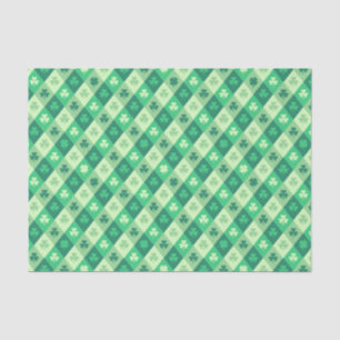 Saint Patrick's Day Lucky Green Shamrock Clover Tissuepapier