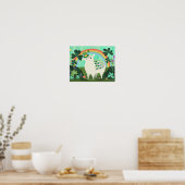Saint Patrick's Day Lucky Lamb Art Print (Keuken)