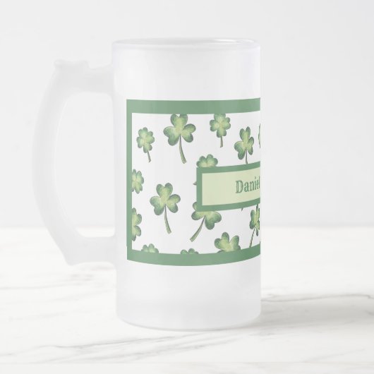 Saint Patrick's Day Lucky Mok Frosted Beer Stein (Links)