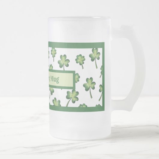 Saint Patrick's Day Lucky Mok Frosted Beer Stein (Rechts)