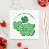 Saint Patrick's Day Lucky One Birthday Paper Napki Servet (Insitu)