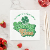 Saint Patrick's Day Lucky One Birthday Paper Napki Servet (Insitu)