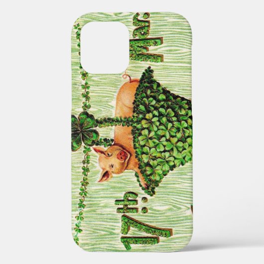 Saint Patrick's Day Lucky Pig,  Case-Mate iPhone Case (Achterkant)