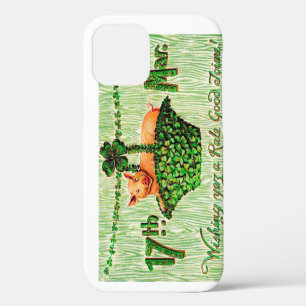 Saint Patrick's Day Lucky Pig,  iPhone 12 Hoesje