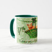 Saint Patrick's Day Lucky Pig, Mok (Voorkant links)