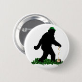 Saint Patrick's Day Lucky Sasquatch Ronde Button 5,7 Cm (Voorkant /achterkant)