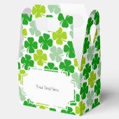 Saint Patrick's Day Lucky Shamrock Bedankdoosjes (Geopend)