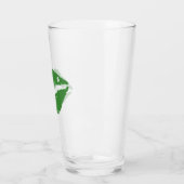 Saint Patrick's Day Lucky Shamrock Lips Irish Glas (Links)