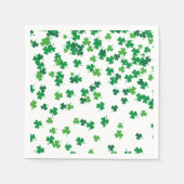 Saint Patricks Day Lucky Shamrock Pattern Servetten (Voorkant)