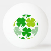 Saint Patrick's Day Lucky Shamrock Pingpongbal (Achterkant)