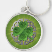 Saint Patrick's Day Lucky Shamrock Sleutelhanger (Voorkant)