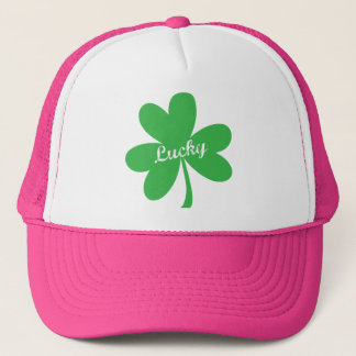 Saint Patrick's Day Lucky Shamrock Trucker Pet