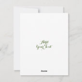 Saint Patrick's Day Lucky Shamrocks Elegant Vintag Feestdagenkaart (Achterkant)