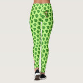 Saint Patrick's Day Lucky Shamrocks Green Leggings (Achterkant)