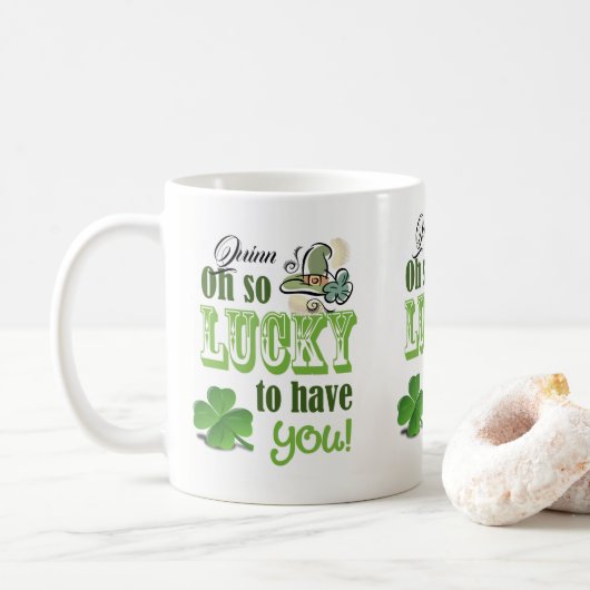 Saint Patrick's Day Mok (Met donut)